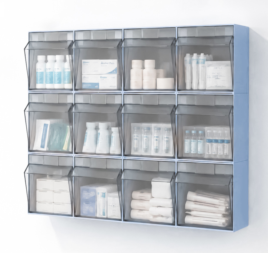 retire as caixas de armazenamento tip out storage bins