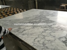 polished carrara white marble