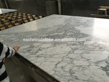 polished carrara white marble