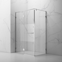 Rectangular Hinge Swing Tempered Glass Shower Enclosure