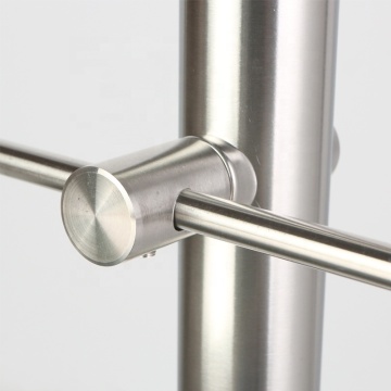 High Quality Floor Mounted Stainless Steel Stair Handrail