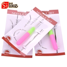 Plastic Handle Needles Crochet Hook Synthetic Dreadlock Braids Hook Needle  Synthetic Braids Hair Extension Crochet Hook Needle