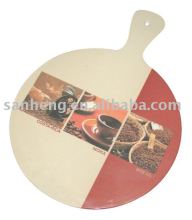 9.5" melamine round cutting board