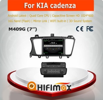 Hifimax for kia cadenza car dvd gps 2013/car multimedia for kia cadenza car radio car audio dvd gps navigation system