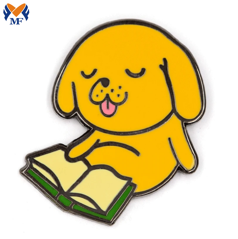 Reading Dog Pin