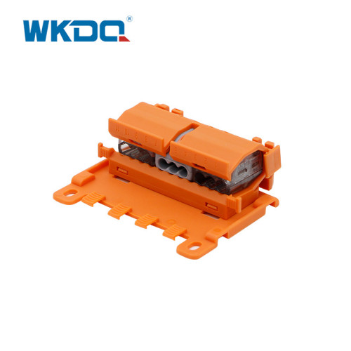 DIN -rail montage connectordrager