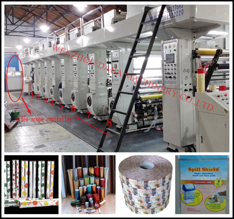 High Speed Rotogravure Printing Machine