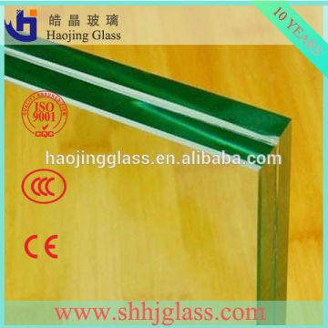 haojing factory supply 3mm 4mm 5mm 6mm temper laminated glass