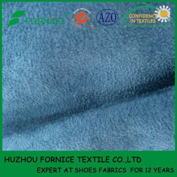 China manufacturer suede faux leather fabric for clothing