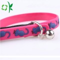 Cartoon Impresso Silicone Pet Collar