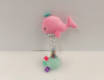 Plush Whale with Rattle