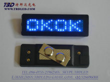 led name tags-B724B