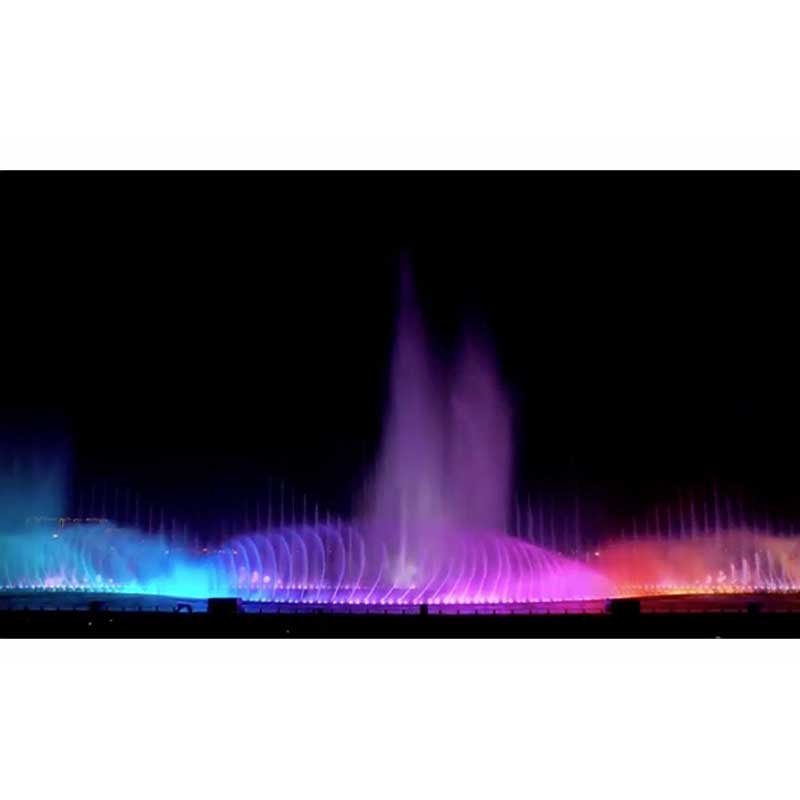 Colorful Large Lake Musical Fountain