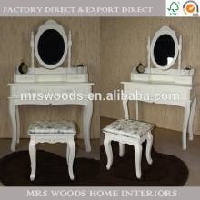 modern dressing table with mirrors