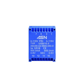 6VA UI30/10.5 Low Profile PCB Mount Transformer