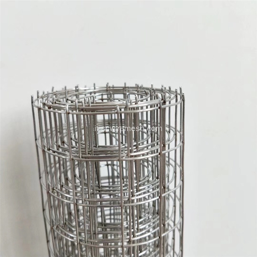 Rotoli di rete metallica saldata in acciaio inossidabile 3/8 '' 304