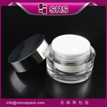 SRS free sample 30g 50g round shape arcylic eye cream jar