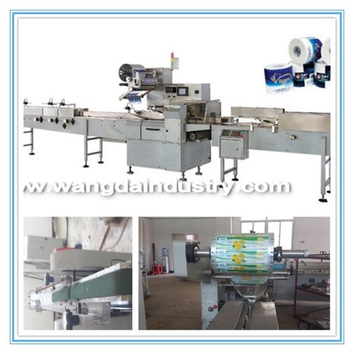 Chinese Manufacturer Supply Full Automatic High Speed Toilet Tissue Packing Machine For Single Roll