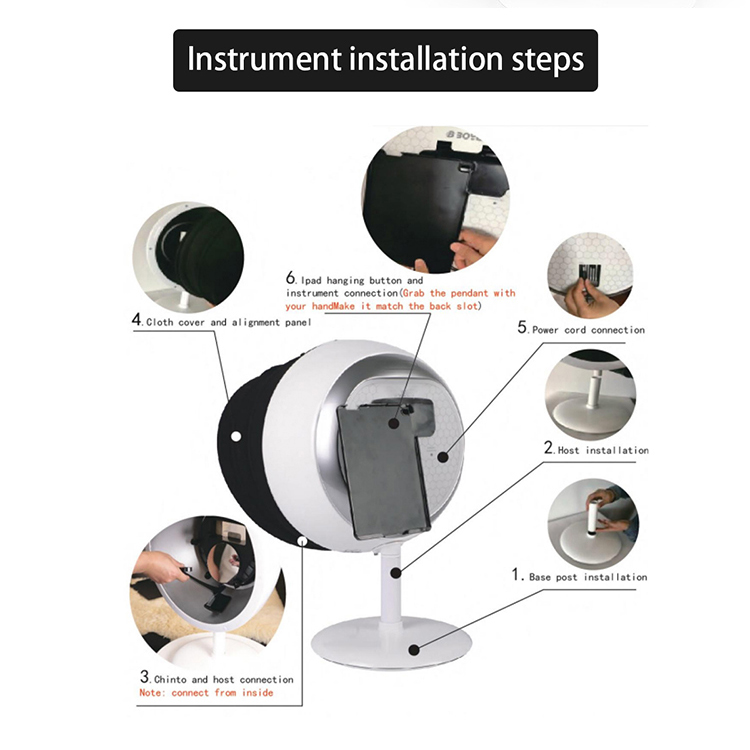 skin analyzer machine facial/skin analyser scanner home use skin analyze