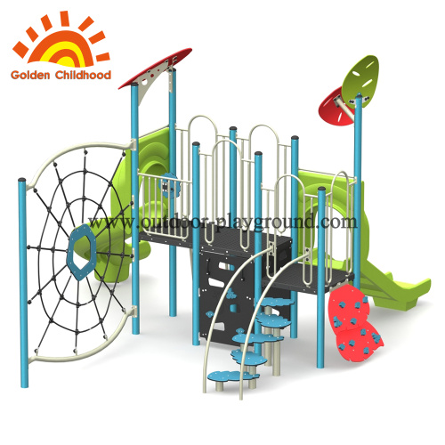 Natural Climbing Kids Outdoor Playground Equipment Untuk Anak-Anak