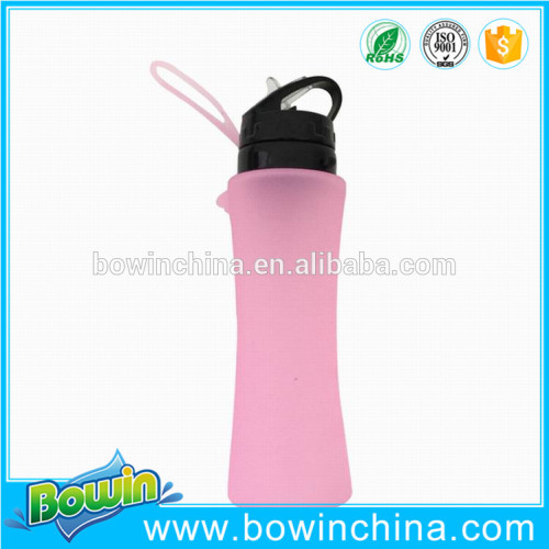 2016 new products silicone protable water bottle as seen on tv