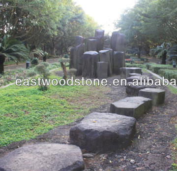 natural basalt column for outdoor decoration