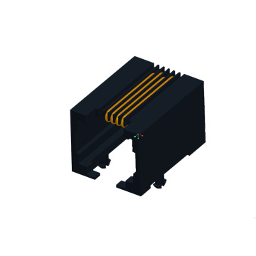 RJ11-Buchse 6P4C seitlicher Eingang 1X1Port