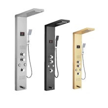 HONGDEC Bathroom Shower Panel System with Temperature Display