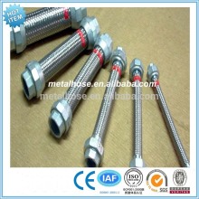 High temperature resistance High quality SS304 braided flexible metal vacuum hose/pipe /tube
