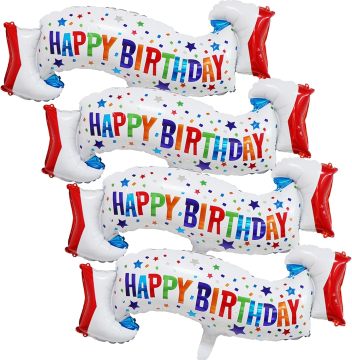 Colorful Happy Birthday Banner Balloon