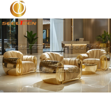 Modern Lobby Sofa Furniture for 5 Star Hampton Inn Hotel Hall and Restaurant