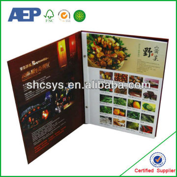 Menu Book Printing