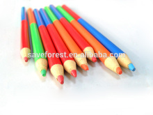 advertising premiums wooden double colour pencil