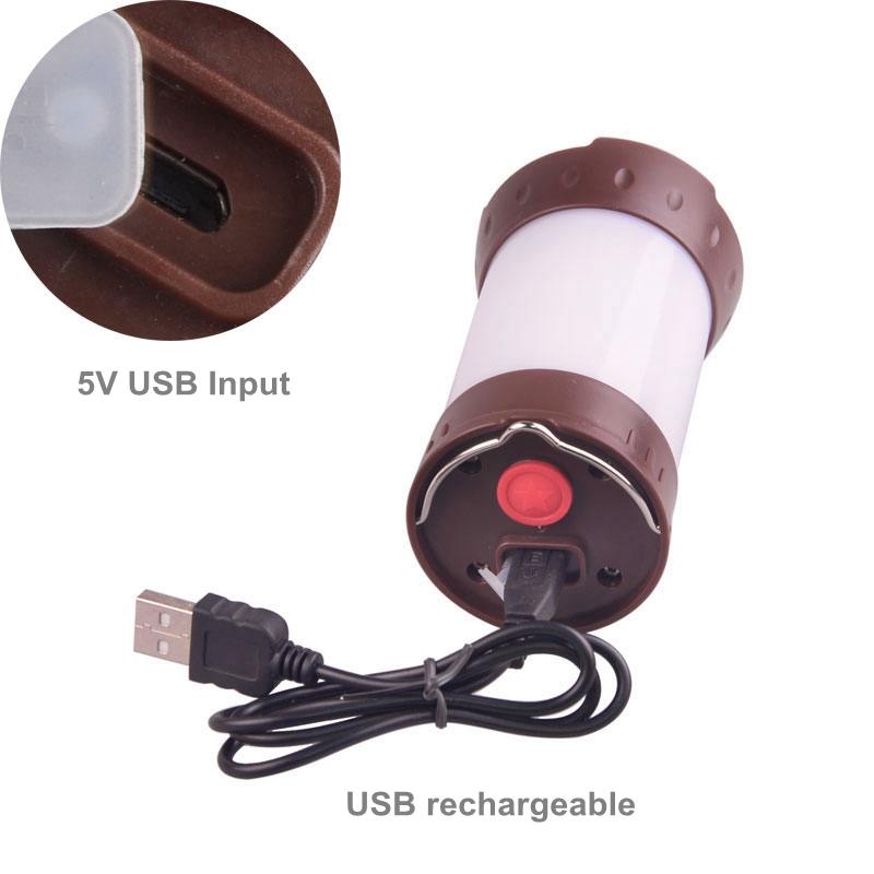 Outdoor camping lamps and lanterns usb rechargeable led lantern light