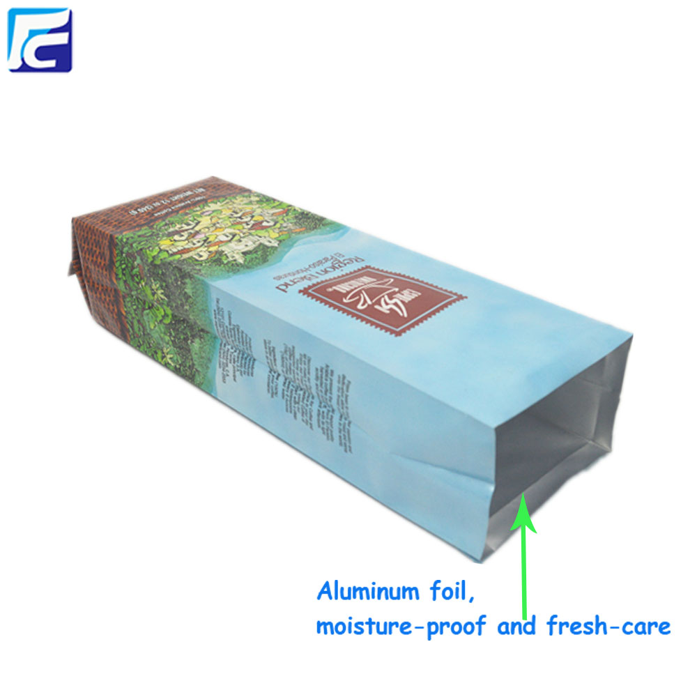 Customized side gusset aluminum foil coffee pouch bags