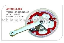 crank and chain wheel