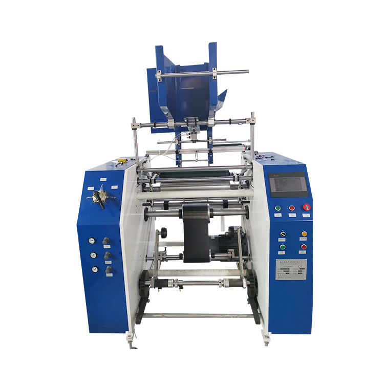 Factory Simple Paper Roll Slitting Aluminium Foil Rewinding Machine Price