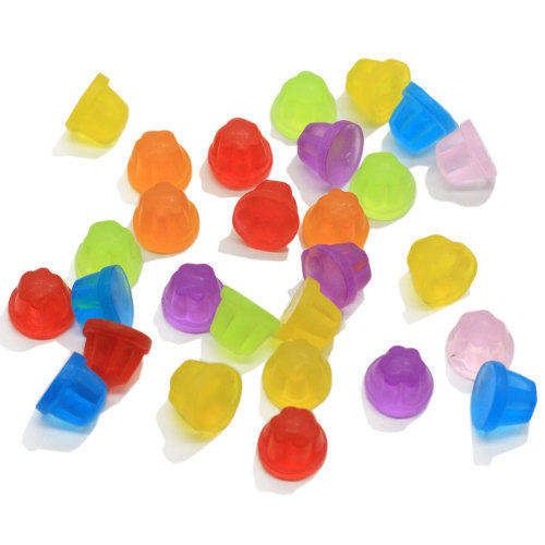 100PCS Simulation Food Resin Niedliche Kawaii Jelly Candy Charms Pudding Anhänger für die Herstellung von Schmuckzubehör Harz Handwerk