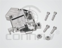 DS1053 45degree D-SUB HOODS NICKEL PLATING