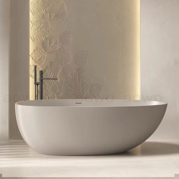 Custom Color Resin Solid Surface Bathtub - Wasmo Siil Gus Vichy