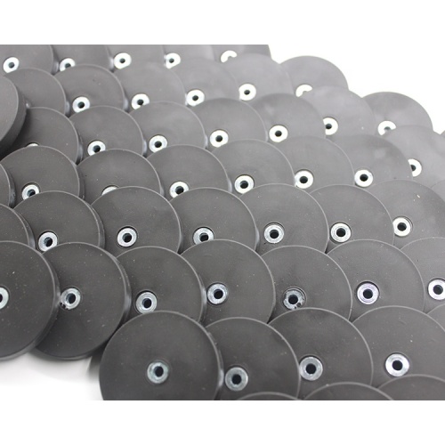 Isotropic Rubber Neodymium round gun magnet