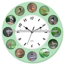 DIY Bird Wall Clock