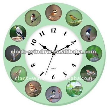 DIY Bird Wall Clock