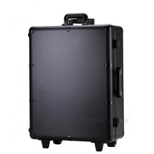 Aluminum Cosmetic Packing Box Pink Popular Durable Makeup Case