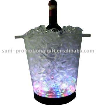 led flashing ice bucket