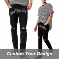 Casual Ripped Men's Denim Pants Wholesale