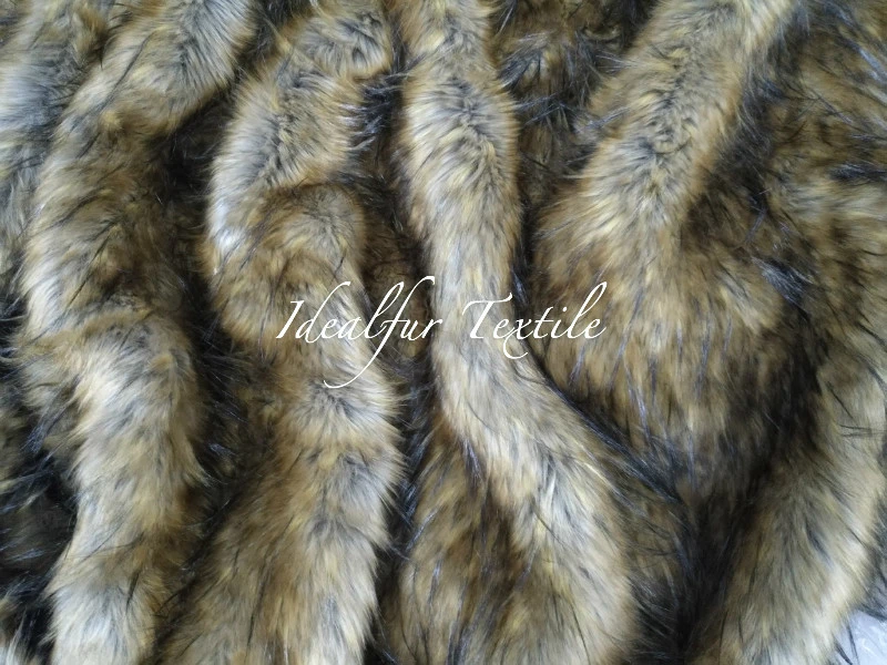 Long Pile Faux Racoon Fur