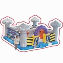 Alien Themed Inflatable Fun City Amusement Equipment