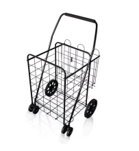 Steel Alloy Folding Supermarket Shopping Cart