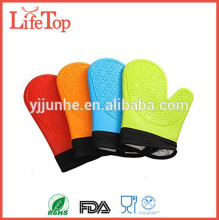 Private Label Silicone Rubber Oven Mitt with Cotton Lining